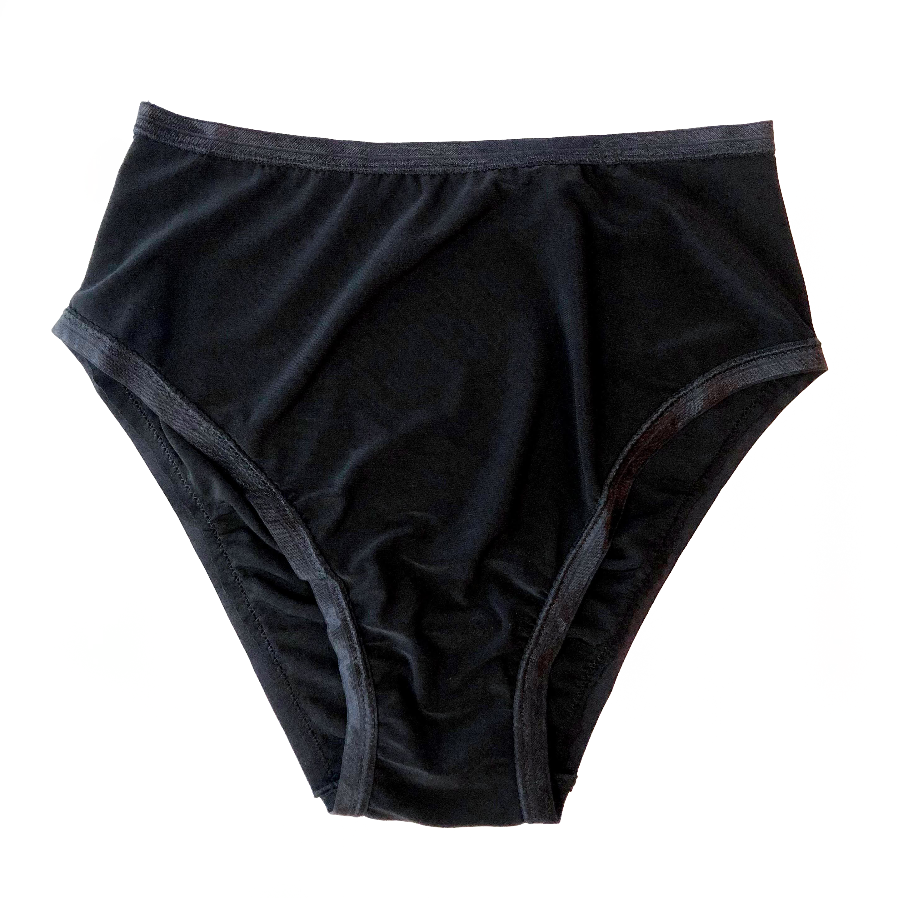 Black Solid High Rise Undies – Hey Mavens