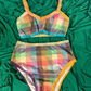 Multicolor Plaid High Rise Undies